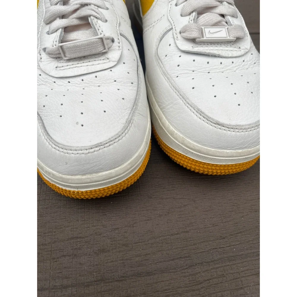 Nike Air Force 1 High 07 White University Gold Yellow Sneakers 315121-120 Mens 9